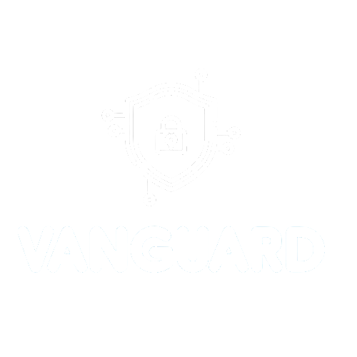 Logo da Vanguard com o escudo eletrônico